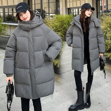 Пуховик FASHION CLASSICS серый, серебристый