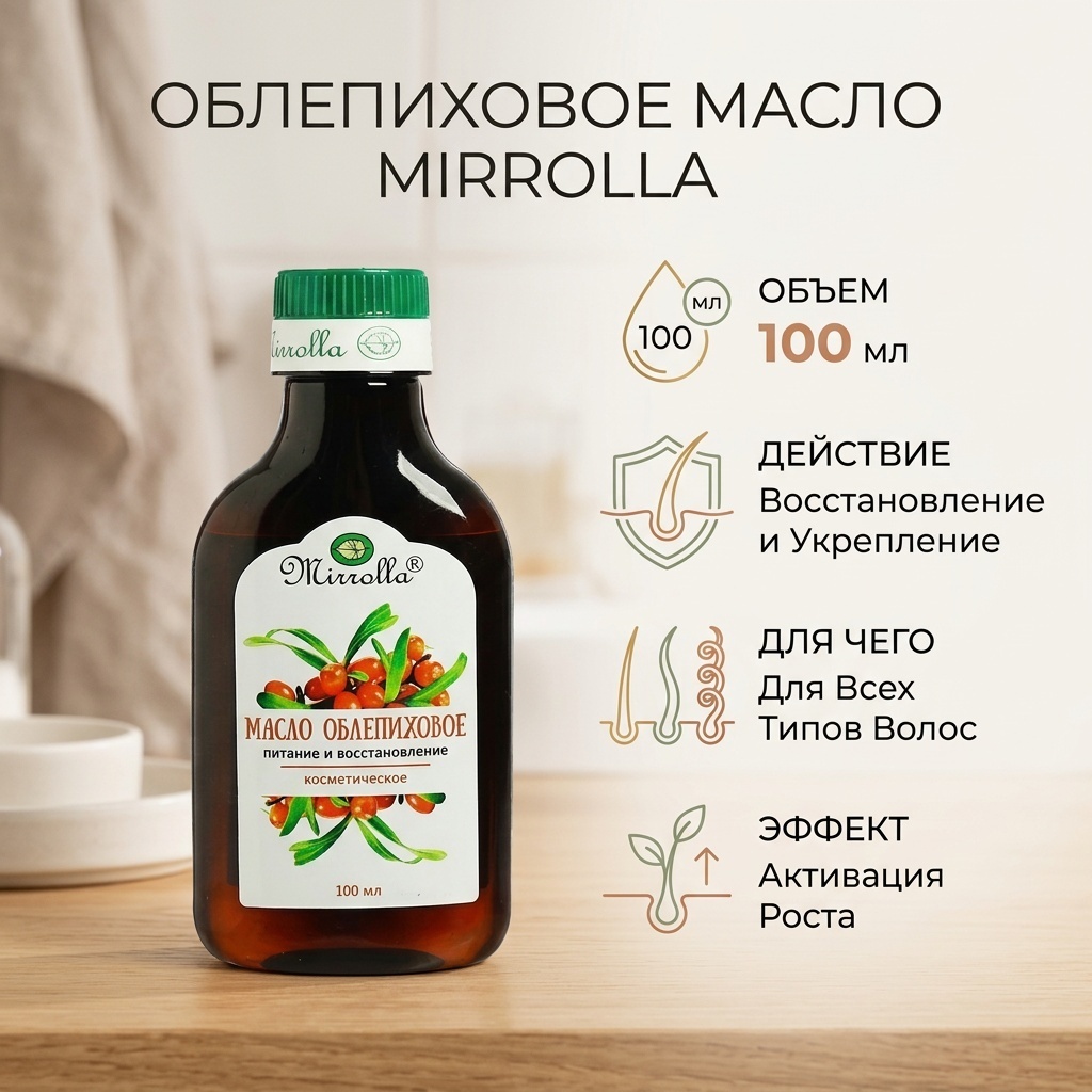 Mirrolla Облепиховое масло 100 мл