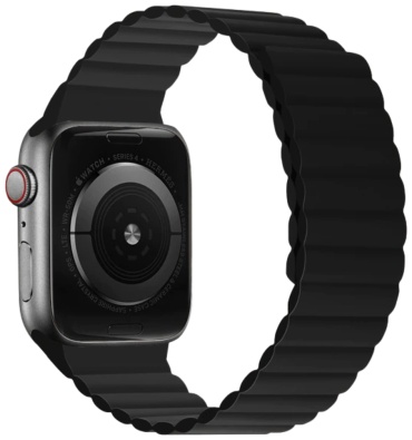 Ремешок S&M для Apple Watch Series 6, Watch Series 7, Watch Series 8, Watch SE, Watch SE 2nd Gen черный