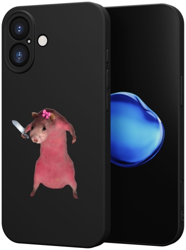 Чехол Mcover для Apple iPhone 16 рисунок