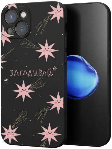 Чехол Mcover для Apple iPhone 15 рисунок
