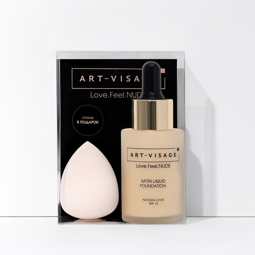 Art-Visage Love.Feel.Nude SPF22 тональный крем 401 Айвори 34 мл