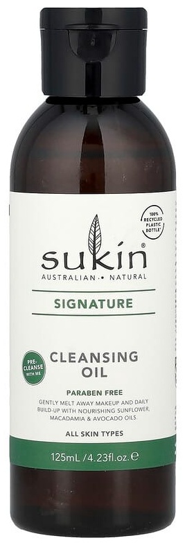 Sukin Signature, очищающее масло, для всех типов кожи, 125 мл масло-пенка 125 мл