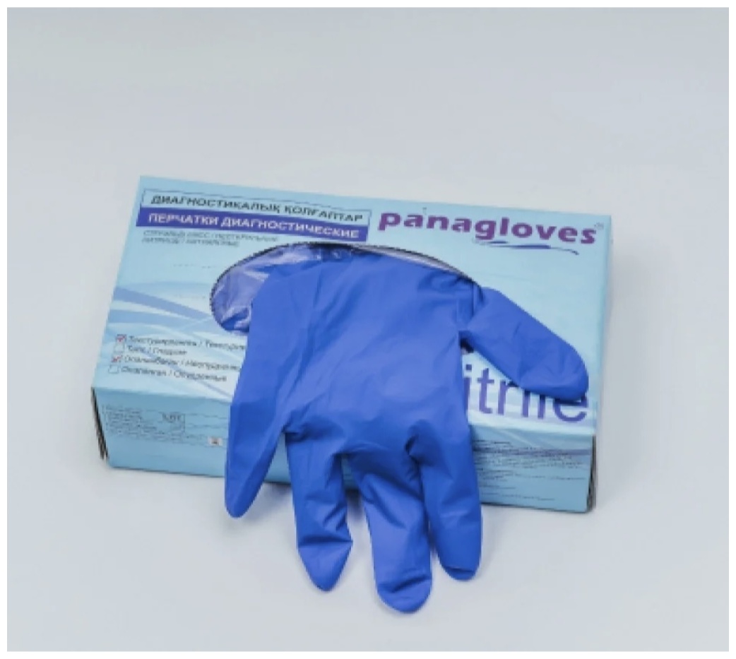 Panagloves перчатки 262929413 синий 100 шт