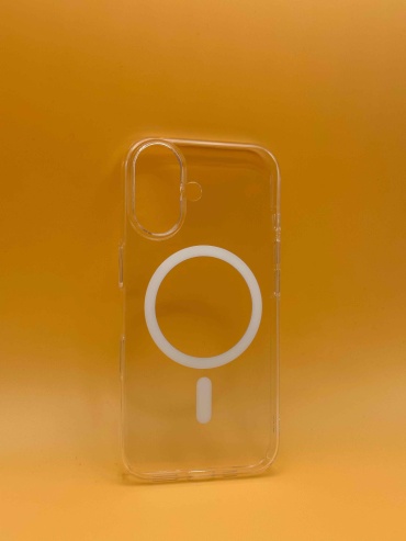 Чехол MobilON для Apple iPhone 16 прозрачный