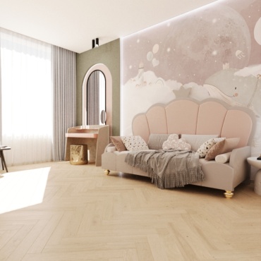 Кровать VIORO HOME Русалочка односпальная, 90x200 см (без матраса, без подъёмного механизма) светло-розовый, серый