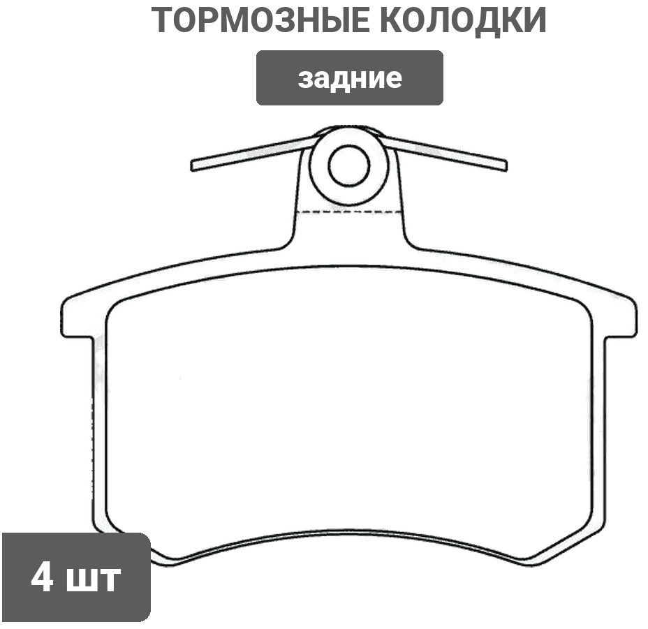 Колодки PATRON PBP596