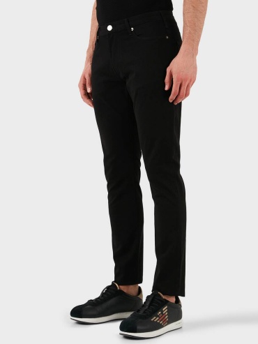 Джинсы прямые Emporio Armani черный