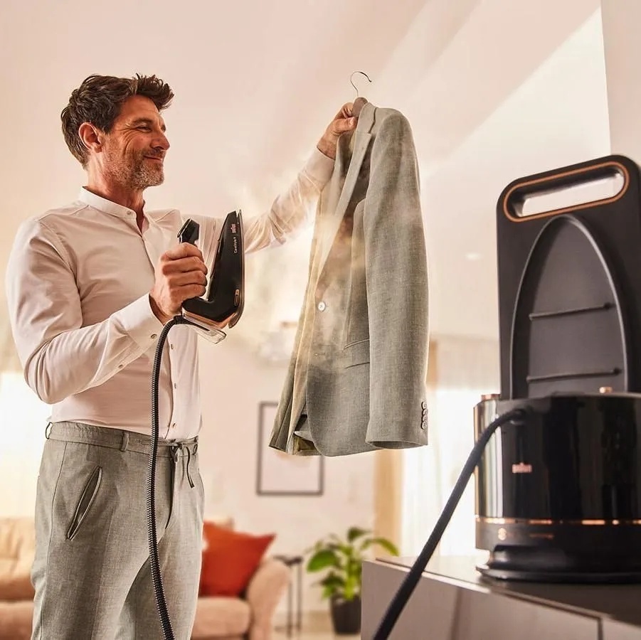 Парогенератор Braun CareStyle 9 IS9090BK черный, бронзовый — фото 11