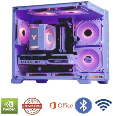 Compway i5-14400F / RTX 5060 8 Гб / 32 Гб / SSD 1000 Гб / Win 11 Pro