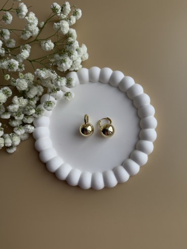 Серьги Fashion Jewelry бижутерный сплав, без вставок