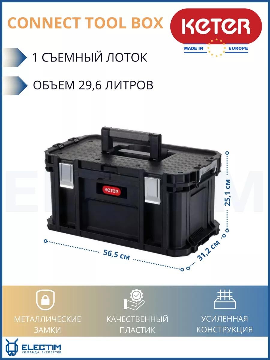 Ящик для инструментов 25.1x31.2x56.5 см, пластик