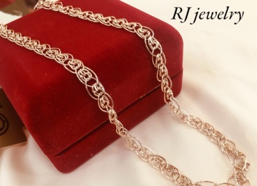 RJ Jewelry 700810630 длина 55 см, вес 10 г золото, плетение нонна-бисмарк