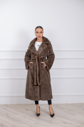 Шуба Granat.Furs коричневый