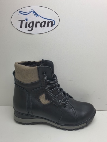 Полуботинки Tigran черный