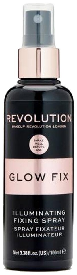 Makeup Revolution Glow Fix фиксатор макияжа для лица 100 мл