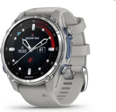 Garmin Descent Mk3 43 мм серебристый-черный-серый