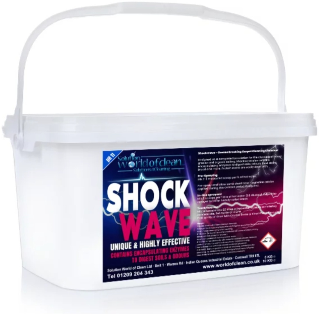 Порошок Worldofclean Shockwave – Performance Enzyme Pre-Spray 10 л