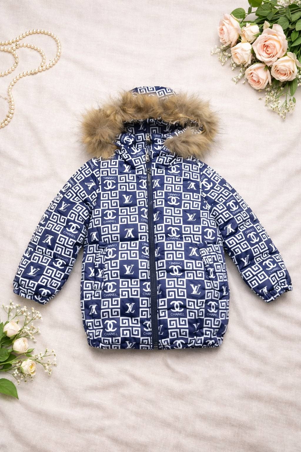 Зимняя куртка Vicktoria Kids синий