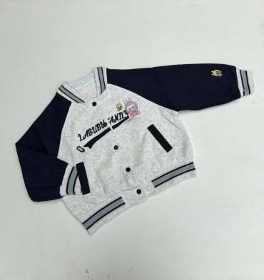 Бомбер Лабубу серый