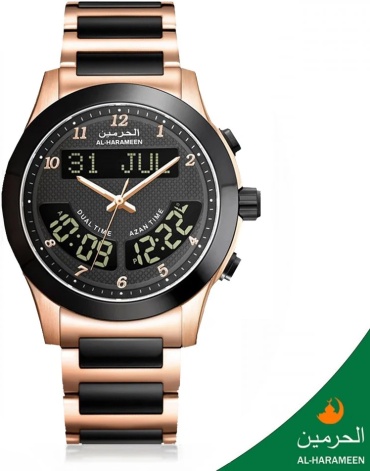 Кварцевые Al-Harameen HA-6100RBB Bronze Black нержавеющая сталь