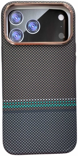 Чехол KWi-Ni для Apple iPhone 17 Pro коричневый