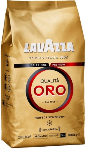 Кофе Lavazza Qualita Oro зерновой 1000 г
