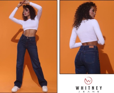 Джинсы прямые WHITNEY JEANS синий
