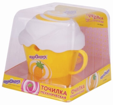 Точилка механическая ЮНЛАНДИЯ 228487, 1 шт, мультиколор