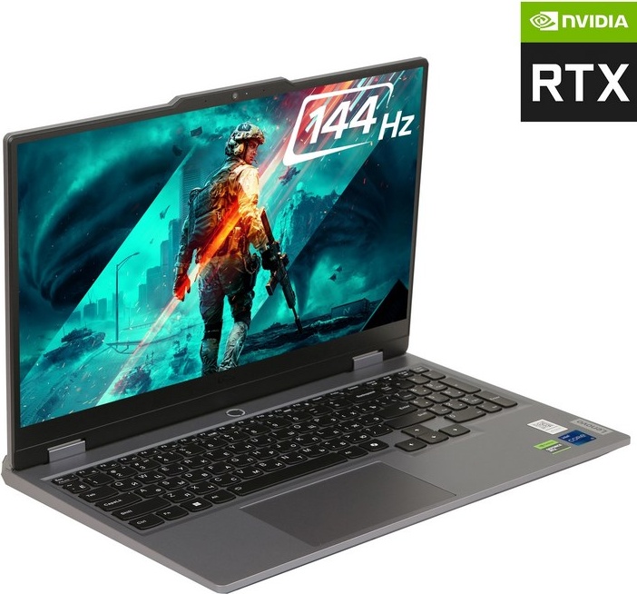 Ноутбук Lenovo LOQ 15IRX10 15.6" / 16 Гб / SSD 512 Гб / Без ОС / 83JE002BRK