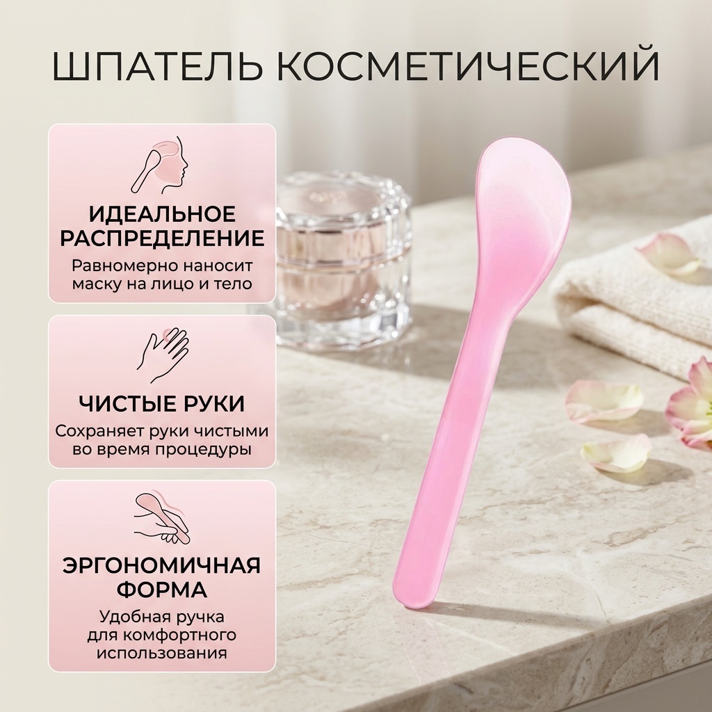 шпатель для нанесения масок 1шт