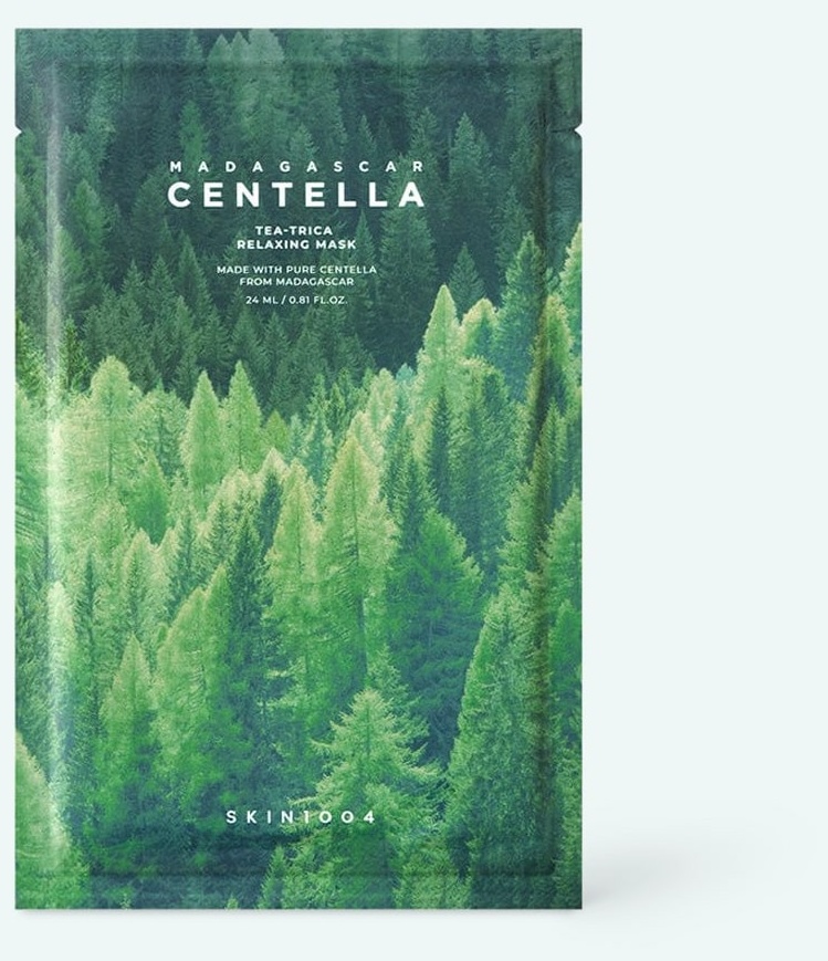 Маска для лица Skin1004 тканевая Madagascar Centella Tea-Trica Relaxing Mask 1 шт
