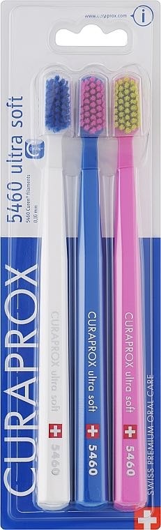 CURAPROX 5460 ultra soft зубная щетка ультрамягкая 3 шт