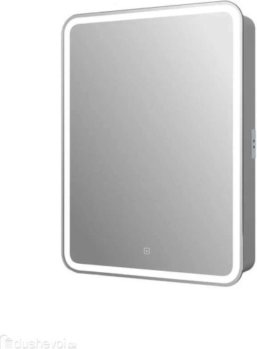 Шкаф зеркальный навесной KABINKA.KZ TA-CBled-EL5580, 55x15x80 см, белый