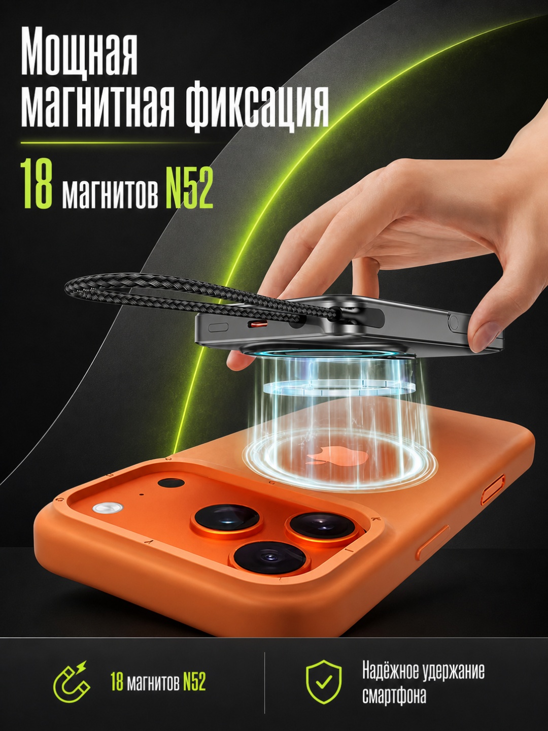 Внешний аккумулятор LARKO Power Bank MagCharge Pro 10K (CK803) 10000 мАч 20 Вт — фото 4