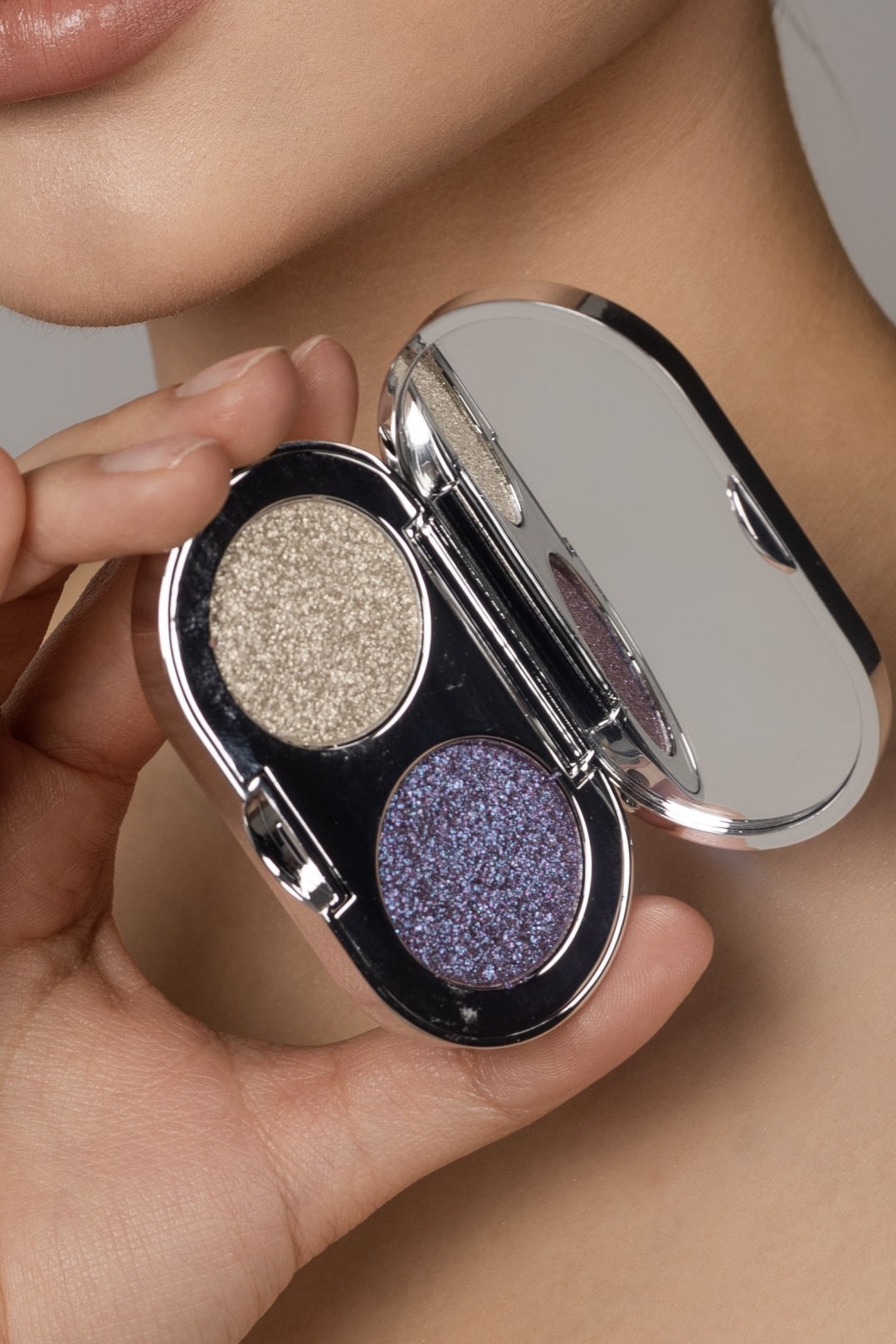 MAKEUPSTOREKZ тени кремовые DOUBLE SPARKLES Blackhole