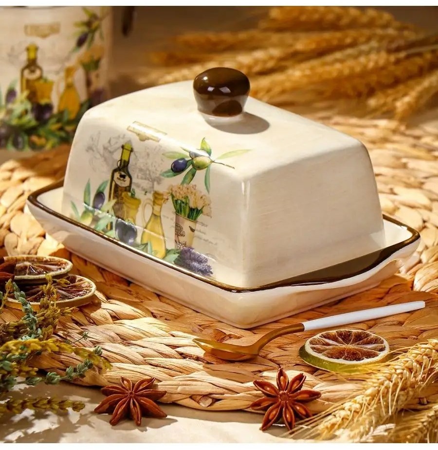 Масленка 155963010 прямоугольная 1 шт, стеклокерамика