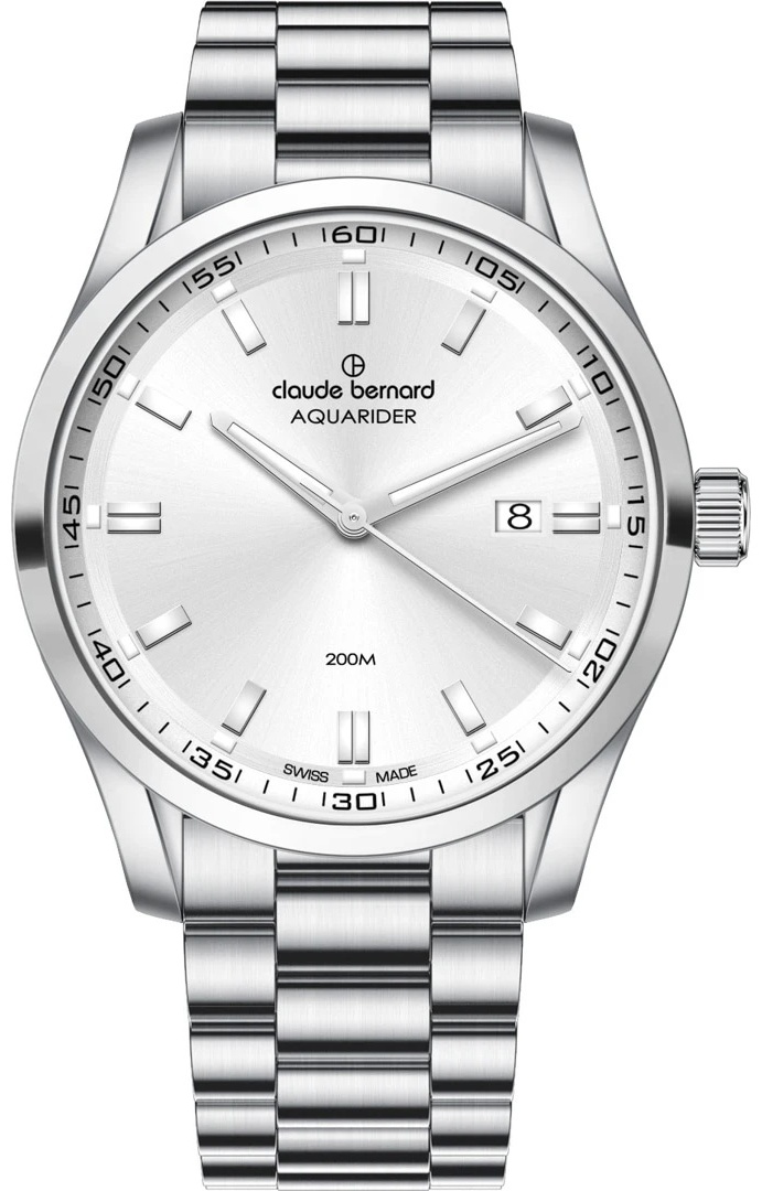 Кварцевые Claude Bernard 53028 3M AIN сталь