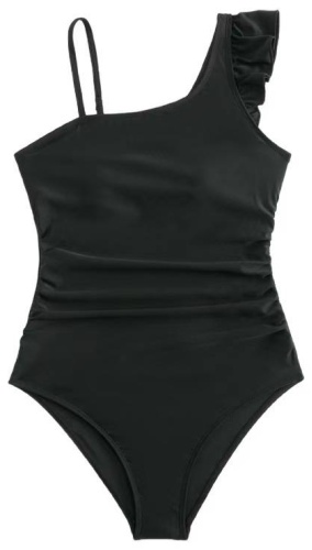 Слитный купальник LADYS SHOP BEACHWEAR черный