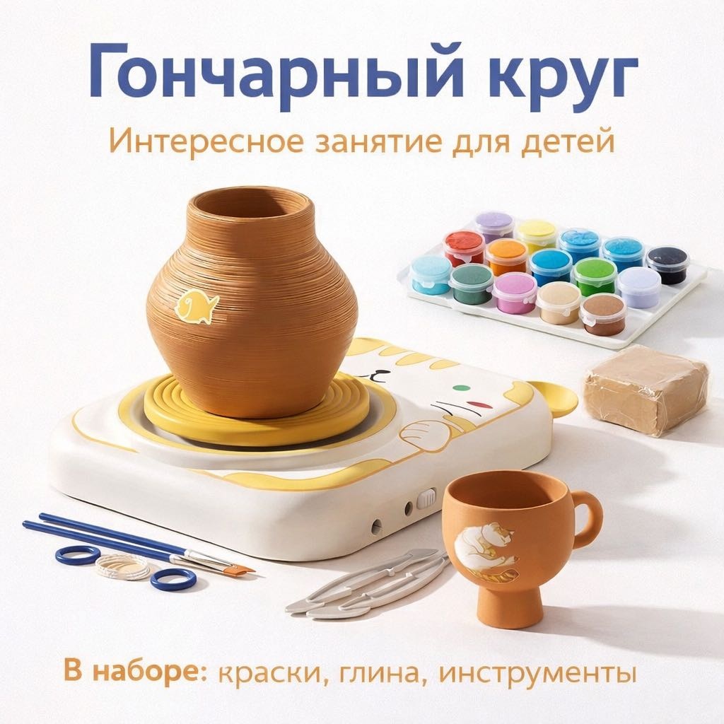 Гончарный круг Гончарный круг, для детского рукоделия