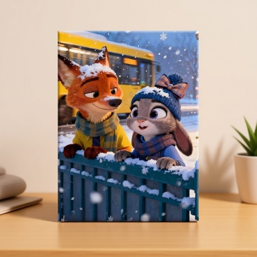 Зверополис2 холст на подрамнике 30×40