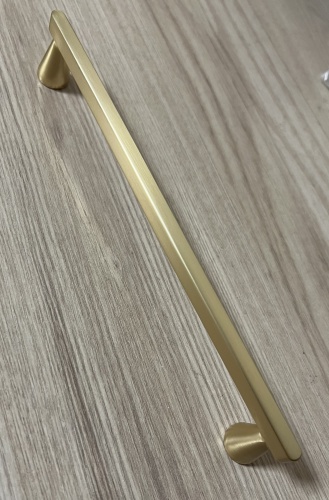 Ручка-скоба Basis 1701-128 Brushed Brass, металл, 128 мм, золотой