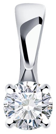 Подвеска Diamant PEN-DI-585-23758825 вес 0.376 г золото, бриллиант