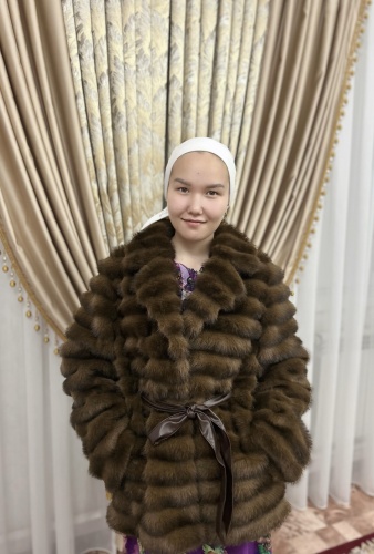 Шуба коричневый