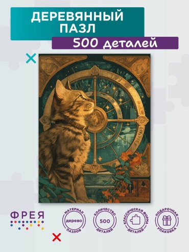 Фрея Кот Фортуны PZLD-008 классический 500 деталей