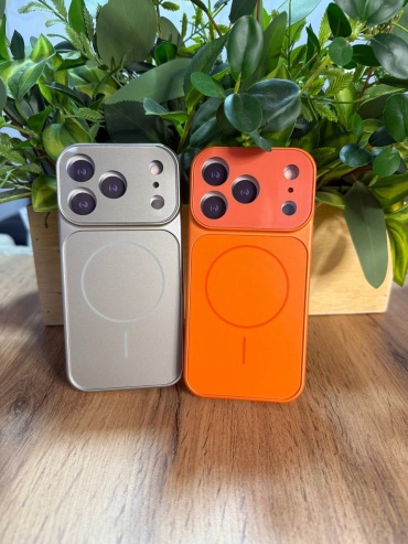 Чехол NURCASE для Apple iPhone 16 Pro Max оранжевый