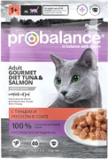 Probalance кусочки в соусе тунец, лосось 85 г 1 шт