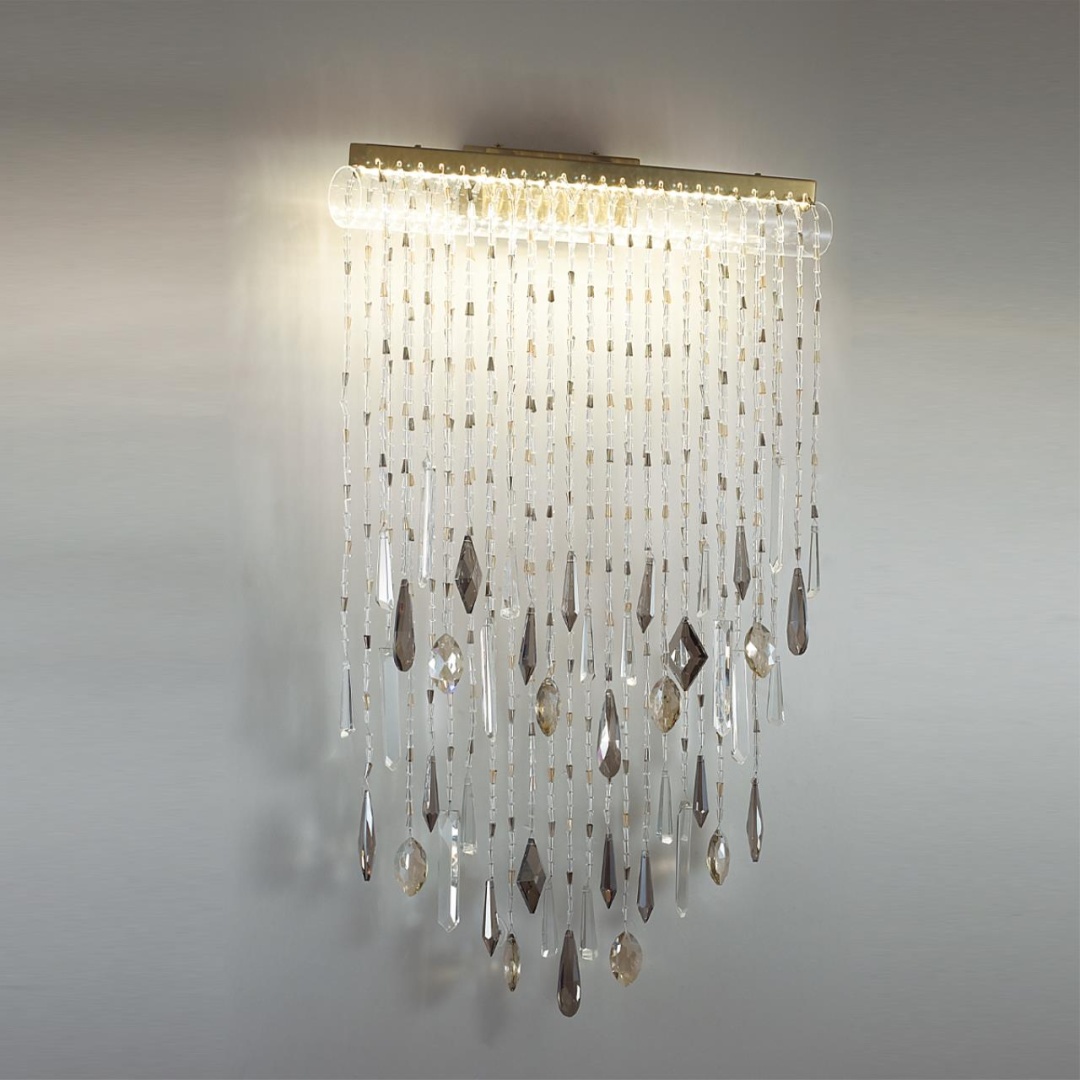 Светильник настенный Odeon Light LED бронза, прозрачный