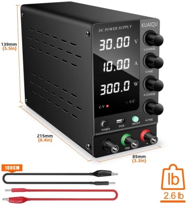 Блок питания Kuaiqu 30V10A SPS-C3010, программируемый, одноканальный