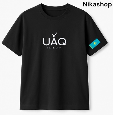 Футболка Nikashop UAQ унисекс черный